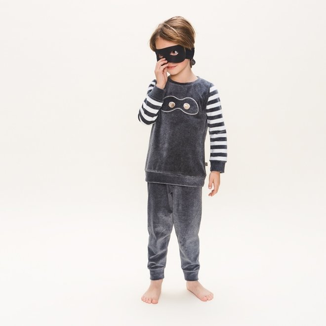charlie-choe-boys-pyjama-homewear-set-velour-dark